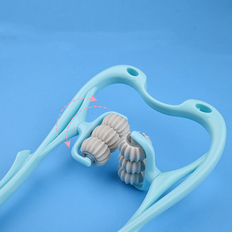 FlexiRoll Six-Wheel Neck Massager