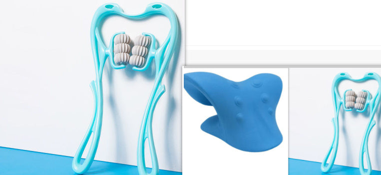 FlexiRoll Six-Wheel Neck Massager