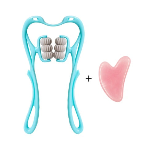 FlexiRoll Six-Wheel Neck Massager