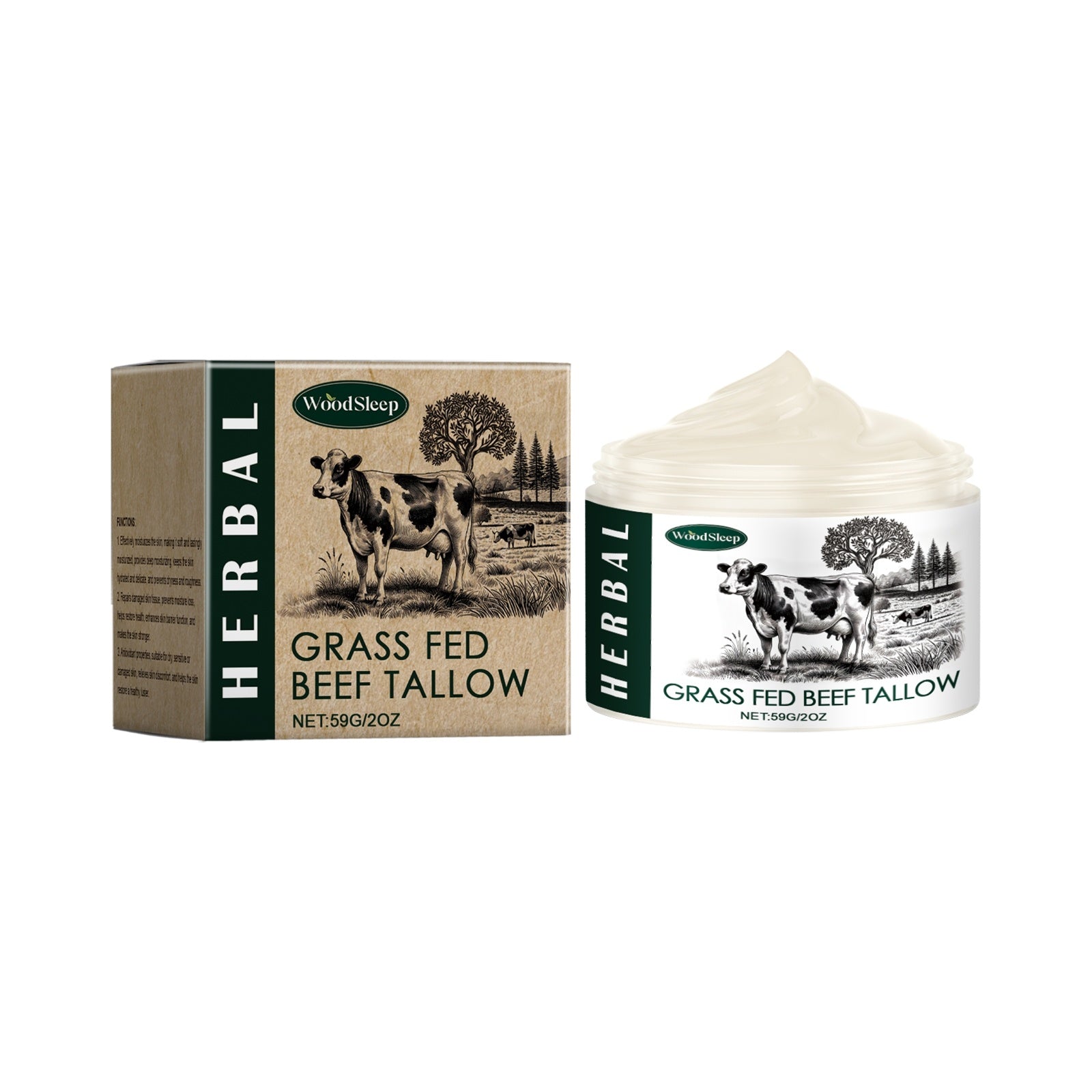 Premium Grass-Fed Beef Tallow – Deep Moisture for Healthier Skin