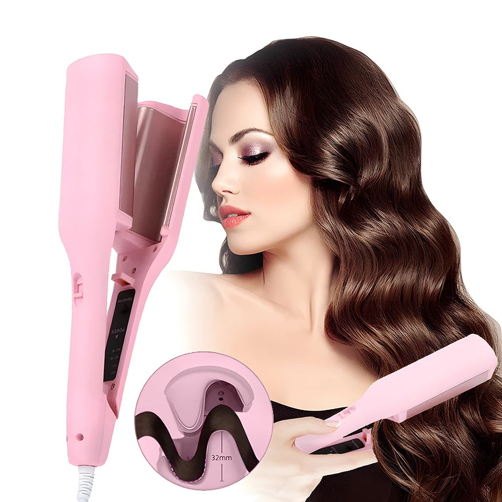 DeepWave Pro Hair Curler – 32mm Crimp Styler