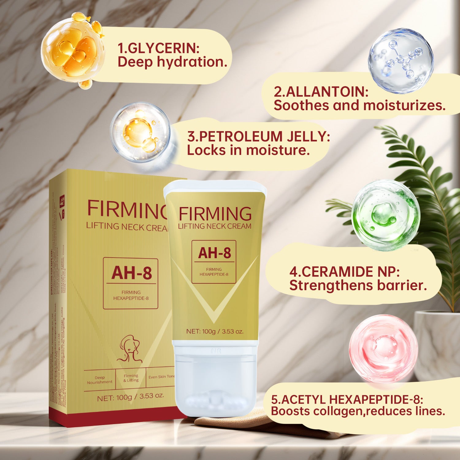 Lift & Firm Neck Roller Cream