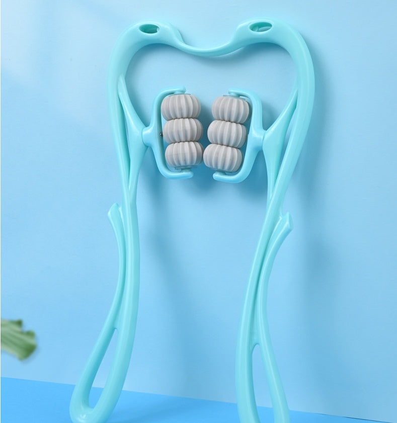 FlexiRoll Six-Wheel Neck Massager