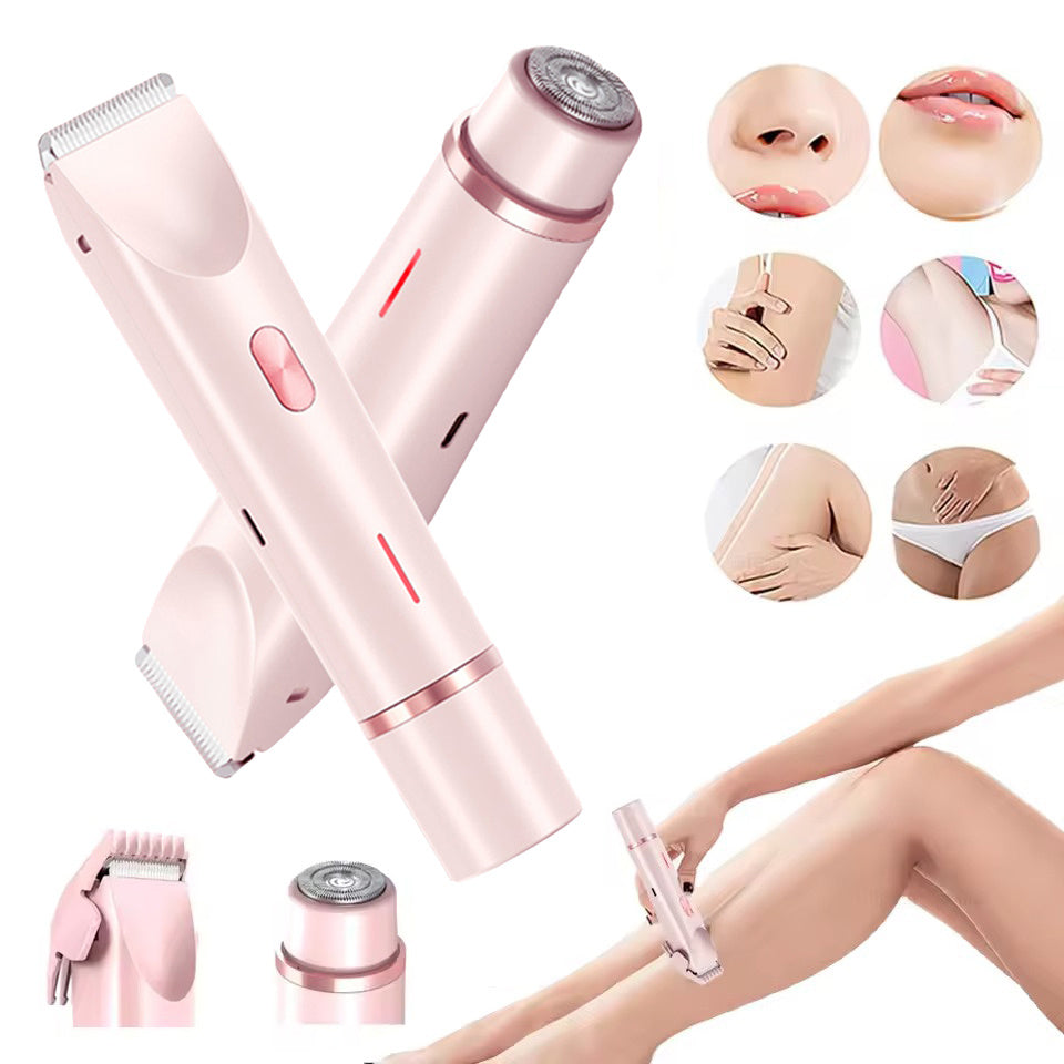 SmoothSilk 2-in-1 Electric Hair Trimmer for Women