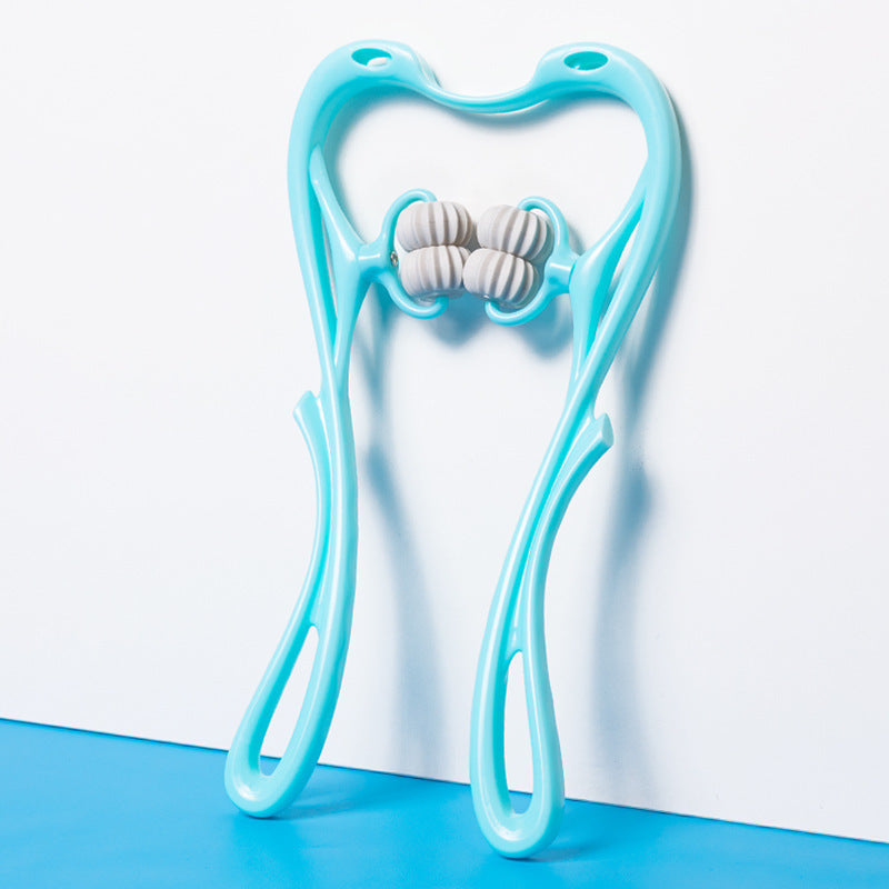 FlexiRoll Six-Wheel Neck Massager