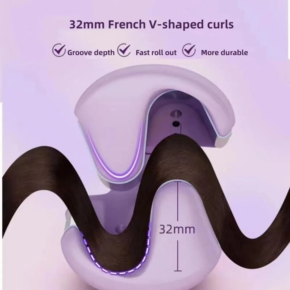 DeepWave Pro Hair Curler – 32mm Crimp Styler